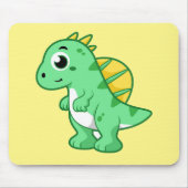 Schattigee afbeelding van een spinosaurus. muismat (Voorkant)