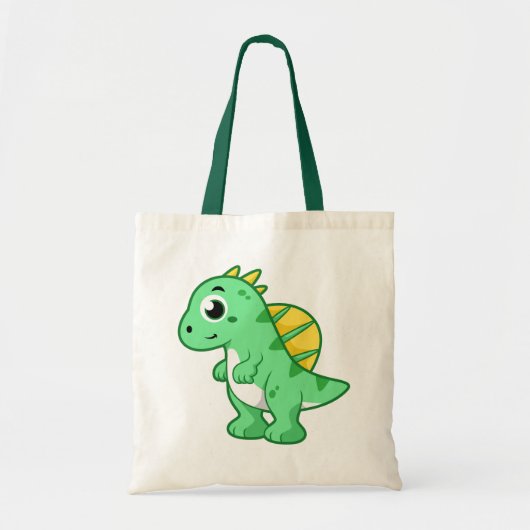 Schattigee afbeelding van een spinosaurus. tote bag (Voorkant)