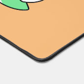 Schattigee afbeelding van een stegosaurus. 2 bureaumat (Hoek)