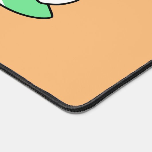 Schattigee afbeelding van een stegosaurus. 2 bureaumat (Hoek)