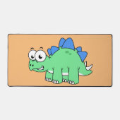 Schattigee afbeelding van een stegosaurus. 2 bureaumat (Voorkant)