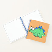 Schattigee afbeelding van een stegosaurus. 2 notitieboek (Binnen)
