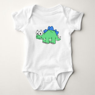 Schattigee afbeelding van een stegosaurus. 2 romper