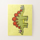Schattigee afbeelding van een Stegosaurus dinosaur Legpuzzel (Verticaal)