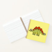 Schattigee afbeelding van een Stegosaurus dinosaur Notitieboek (Binnen)