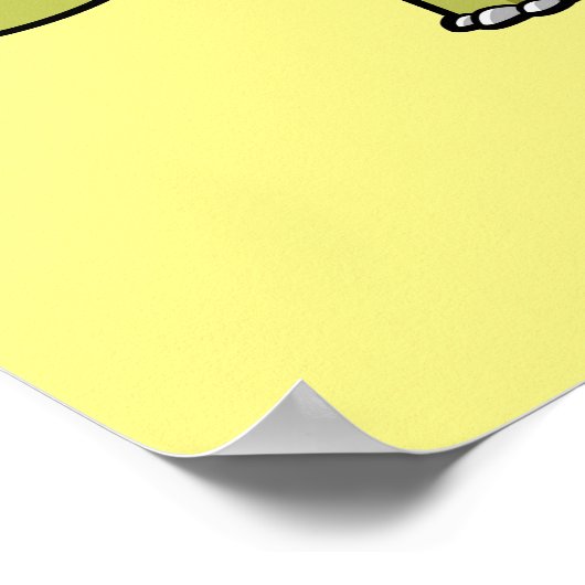 Schattigee afbeelding van een Stegosaurus dinosaur Poster (Hoek)