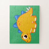 Schattigee afbeelding van een stegosaurus. legpuzzel (Verticaal)