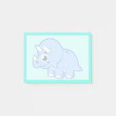 Schattigee afbeelding van een Triceratops dinosaur Post-it® Notes (Voorkant)