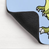 Schattigee afbeelding van een Tyrannosaurus rex. Muismat (Hoek)