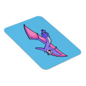 Schattigee afbeelding van een vliegende pterodacty magneet (Rechterzijde)