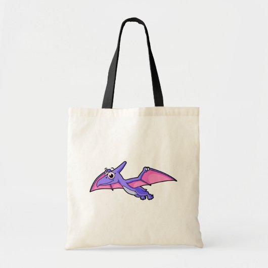 Schattigee afbeelding van een vliegende pterodacty tote bag (Voorkant)