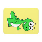 Schattigee afbeelding van Tyrannosaurus rex. 2 Magneet (Horizontaal)
