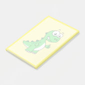 Schattigee afbeelding van Tyrannosaurus rex. 2 Post-it® Notes (Schuin)