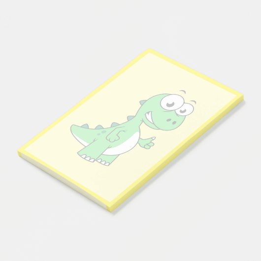 Schattigee afbeelding van Tyrannosaurus rex. 2 Post-it® Notes (Schuin)
