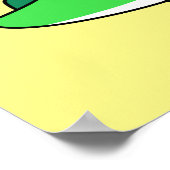 Schattigee afbeelding van Tyrannosaurus rex. 2 Poster (Hoek)