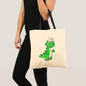 Schattigee afbeelding van Tyrannosaurus rex. 2 Tote Bag (Voorkant (product))