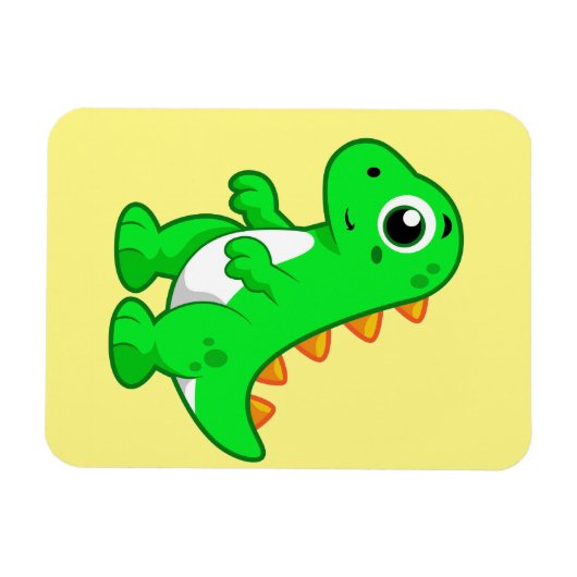 Schattigee afbeelding van Tyrannosaurus rex. Magneet (Horizontaal)