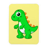 Schattigee afbeelding van Tyrannosaurus rex. Magneet (Verticaal)