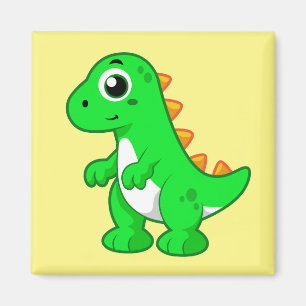 Schattigee afbeelding van Tyrannosaurus rex. Magneet