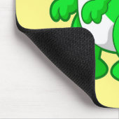 Schattigee afbeelding van Tyrannosaurus rex. Muismat (Hoek)