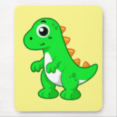 Schattigee afbeelding van Tyrannosaurus rex. Muismat (Voorkant)