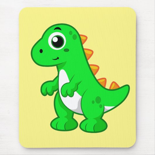 Schattigee afbeelding van Tyrannosaurus rex. Muismat (Voorkant)