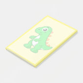 Schattigee afbeelding van Tyrannosaurus rex. Post-it® Notes (Schuin)