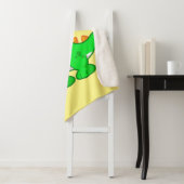 Schattigee afbeelding van Tyrannosaurus rex. Sherpa Deken (In situ)