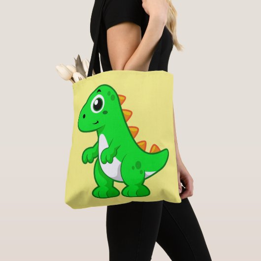 Schattigee afbeelding van Tyrannosaurus rex. Tote Bag (Dichtbij)
