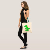 Schattigee afbeelding van Tyrannosaurus rex. Tote Bag (Voorkant (model))