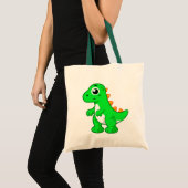 Schattigee afbeelding van Tyrannosaurus rex. Tote Bag (Voorkant (product))