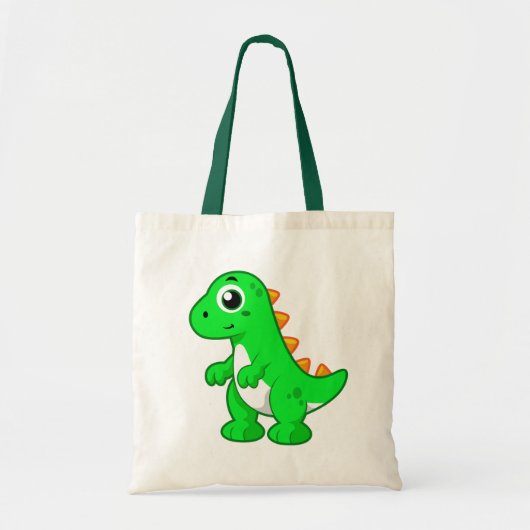 Schattigee afbeelding van Tyrannosaurus rex. Tote Bag (Voorkant)