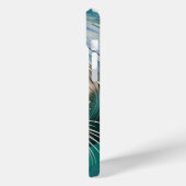 Schattigee afdichting plakken hoofd uit water Case-Mate iPhone case (Achterkant / Links)