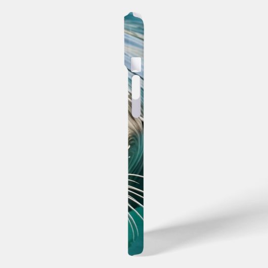 Schattigee afdichting plakken hoofd uit water Case-Mate iPhone case (Achterkant / Links)