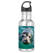 Schattigee afdichting plakken hoofd uit water waterfles (Voorkant)