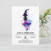 Schattigee afdrukbare magische verjaardag kaart (Staand voorkant)