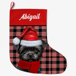 Schattigee Affenpinscher Hondenvakantie Plaid Gepe Grote Kerstsok