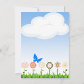 Schattigee Afro-Amerikaanse Baby Boy Shower Uitnod Save The Date (Achterkant)