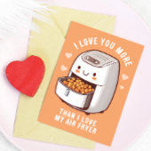 Schattigee Air Fryer Valentijnsdag Kaart