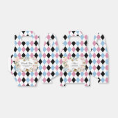 Schattigee Alice in Wonderland Verjaardagsthee Par Bedankdoosjes (Uitgevouwen)