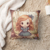 Schattigee Alice in Wonderland Whimsical Woodland  Kussen (Deken)