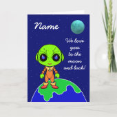 Schattigee Alien Birthday Kaart door Jo Afbeelding (Voorkant)