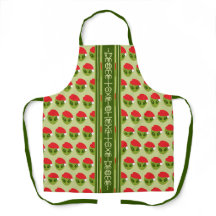 Schattigee Alien in Santa Hat Motif Jouw tekst in 