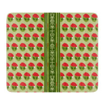 Schattigee Alien in Santa Hat Motif Jouw tekst in 