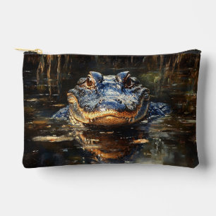Schattigee alligator in het schilderij Florida Eve Etui