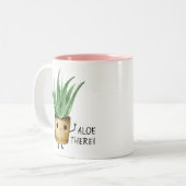 Schattigee Aloë There Plant Lover Mok (Voorkant links)