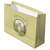 Schattigee Alpaca geschenktas Groot Cadeauzakje (Voorkant Gekanteld)