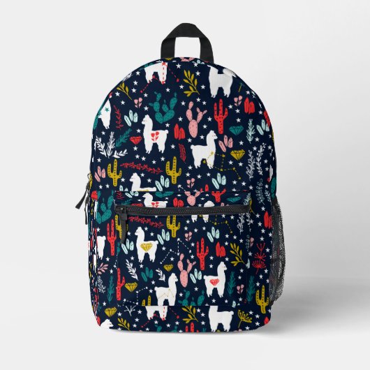 Schattigee Alpaca rugzak (Voorkant)