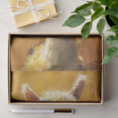 Schattigee Alpaca schilderij Decoupage Tissuepapier (Geschenk)