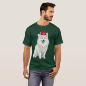 Schattigee Amerikaanse Eskimo Hondenliefhebber Fun T-shirt (Voorkant volledig)
